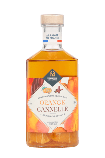 LES ARRANGÉS DE LA FABRIQUE À ALCOOLS : orange –cannelle 32°