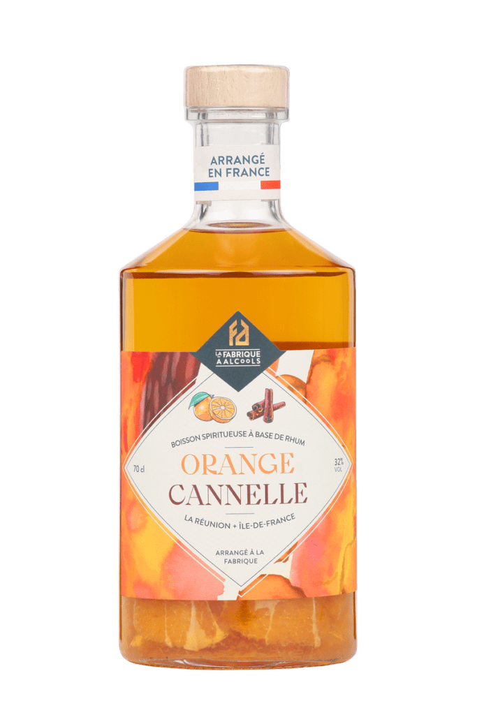 LES ARRANGÉS DE LA FABRIQUE À ALCOOLS : orange –cannelle 32°