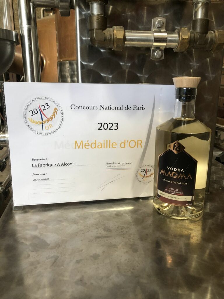 VODKA Magma : Médaille d’Or au Concours National de Paris 2023